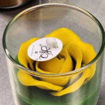 店內【香氛手作】杯中花蠟燭_yello