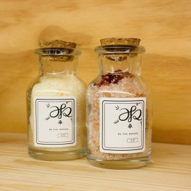 精油沐浴鹽組 -玫瑰溫薑(60gx2)